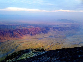 Ol Doinyo Lengai crater view