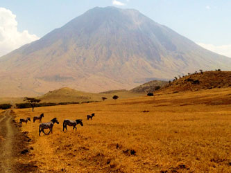 Volcán Ol Doinyo Lengai en Tanzania