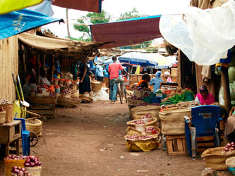Mercado local de Moshi